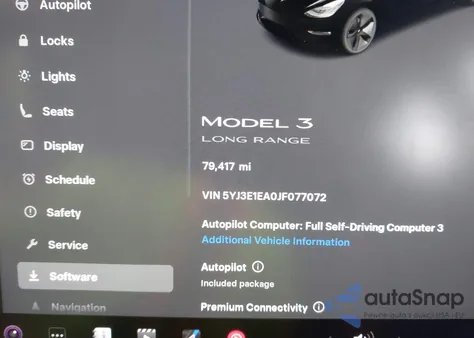 2018 Tesla Model 3 Long Range/Mid Range из США, поврежденный, VIN 5YJ3E1EA0JF077072